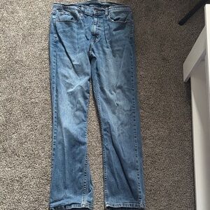 George Men's Classic Straight Blue Jeans